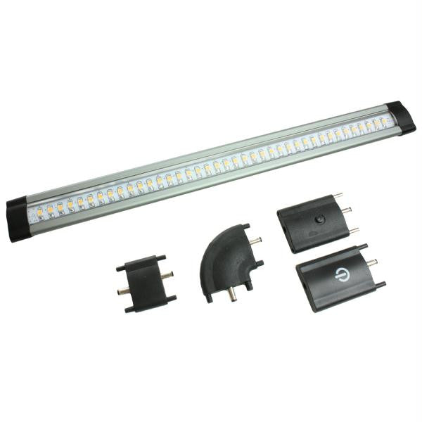 Lunasea 12" Modular LED Light Bar w-Dimmer Control & Extension Accessories