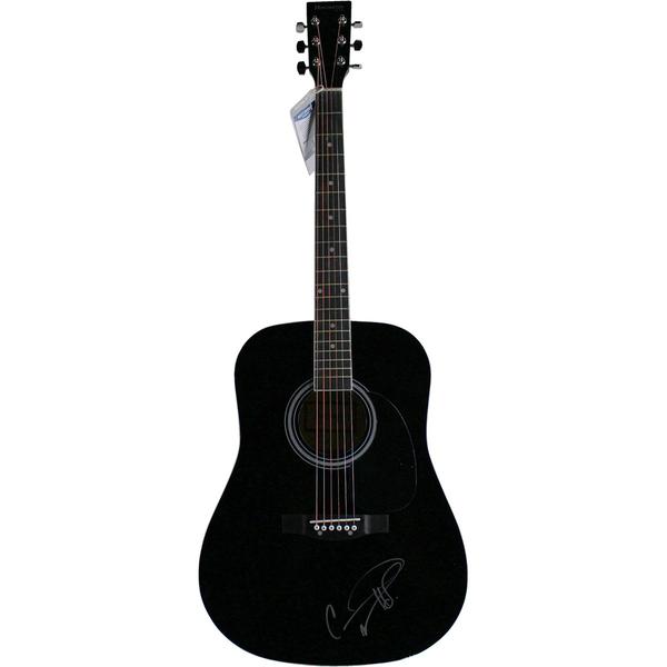 Carrie Underwood Signed Black Guitar Beckett