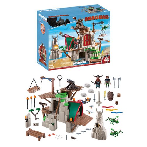Playmobil 9243 How to Train Your Dragon Berk Playset        