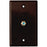 COAX WALL PLATE BROWN