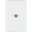 COAX WALL PLATE WHITE