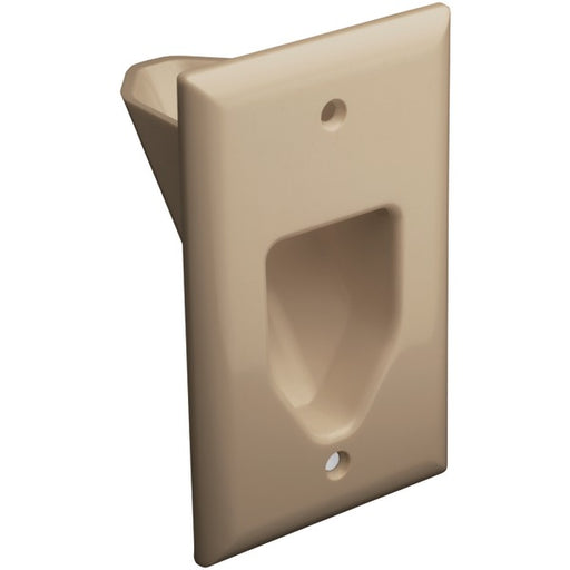 IVORY 1 GANG RECESSED