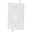 CBL PLATE W FLEX 1GNG WHT