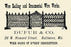 Dufur & Co Wire Railing and Ornamental Wire Works 20x30 poster