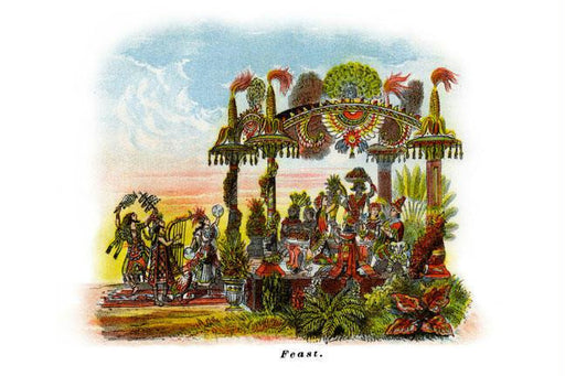 Feast - Mardi Gras Parade Float Design 20x30 poster
