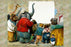 Animals at the Wall 20x30 poster