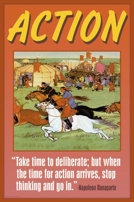 Action 20x30 poster