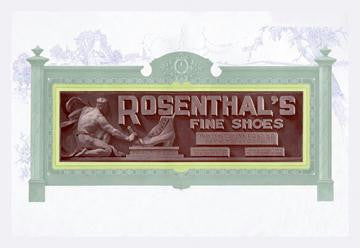 Rosenthal's Fine Shoes 20x30 poster