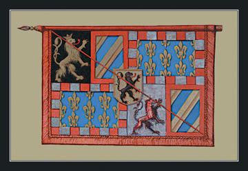 Banniere d'Antoine, Batard de Bourgogne 20x30 poster