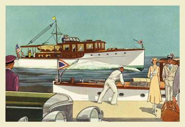 48' and 45' Twin Screw Cruisers 20x30 poster