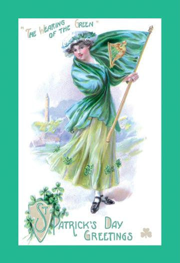 St. Patrick's Day Green 20x30 poster