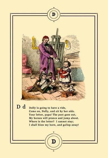 Little Lily's Alphabet: Dolly 20x30 poster