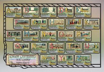 Cousin Chatterbox's Railway Alphabet 20x30 poster