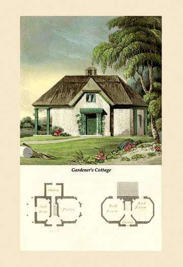 A Gardener's Cottage 20x30 poster