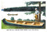 Square Stern Model' Canoe 20x30 poster