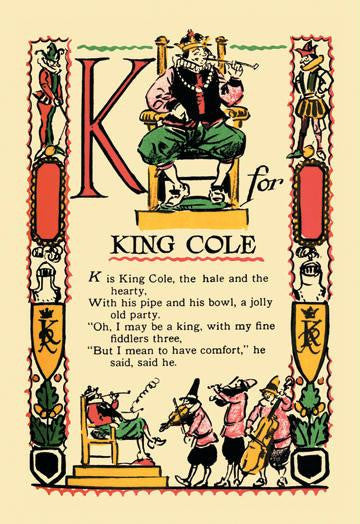 K for King Cole 20x30 poster