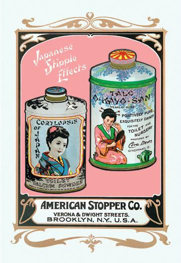 Corylopsis of Japan Talcum Powder and Talc O-Kayo-San 20x30 poster