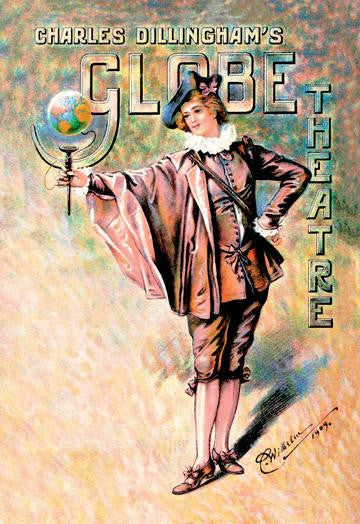 Charles Dillingham's Globe Theatre 20x30 poster