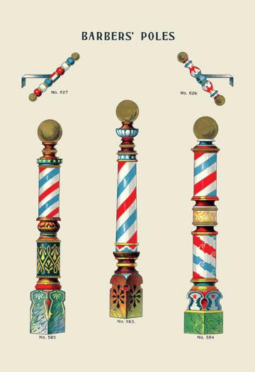 Barbers' Poles 20x30 poster