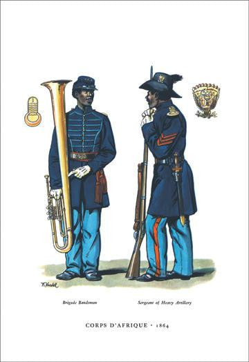 Corps D'Afrique, 1864 20x30 poster