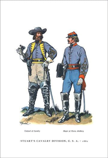 Stuart's Cavalry Division, C. S. A., 1862 20x30 poster