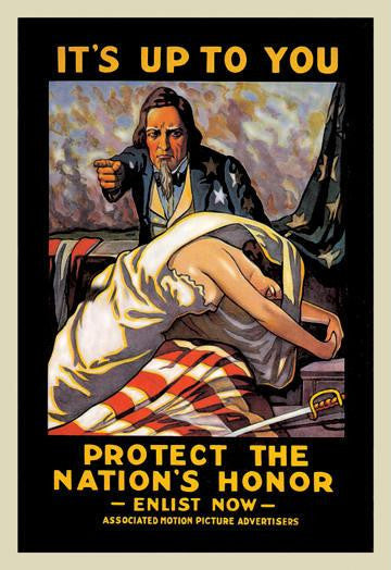 It's Up to You to Protect the Nation's Honor 20x30 poster