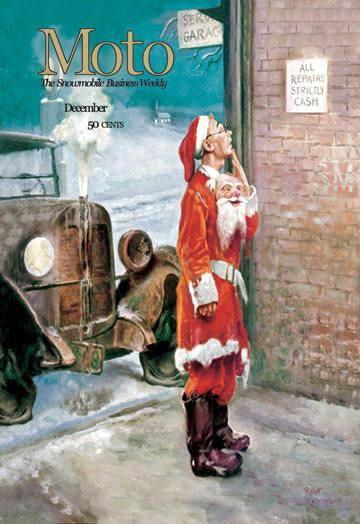 Santa Impersonator's Car Needs Repairs 20x30 poster