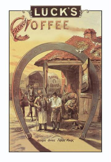 Luck's French Coffee 20x30 poster
