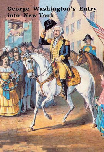 George Washington's Entry into New York 20x30 poster