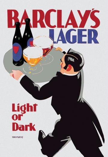 Barclay's Lager: Light or Dark 20x30 poster
