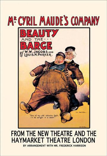 Beauty and the Barge 20x30 poster