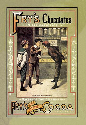 Fry's Chocolates 20x30 poster
