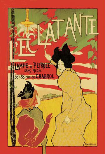 L'Eclatante - The Brilliant Lamp 20x30 poster