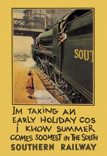 I'm Taking an Early Holiday 20x30 poster