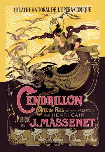 Cendrillon: Theatre National de l'Opera-Comique 20x30 poster