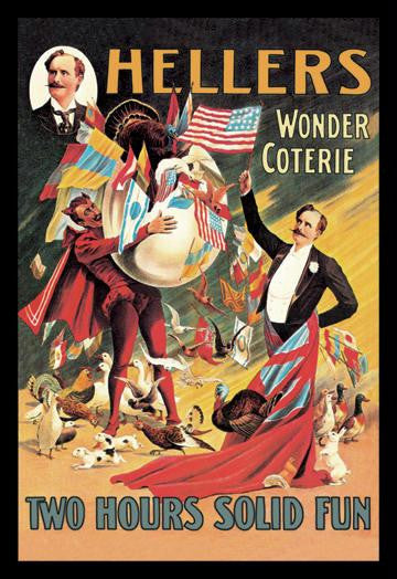 Heller's Wonder Coterie 20x30 poster