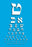Yiddish Eye Chart 20x30 poster