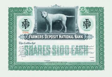 Farmer's Deposit National Bank 20x30 poster
