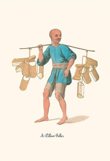 A Pillow-Seller 24x36 Giclee