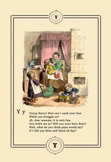 Little Lily's Alphabet: Young Harry! 24x36 Giclee
