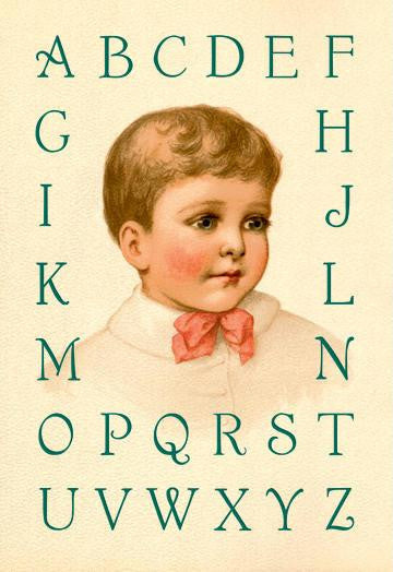 Big Boy's Alphabet 24x36 Giclee