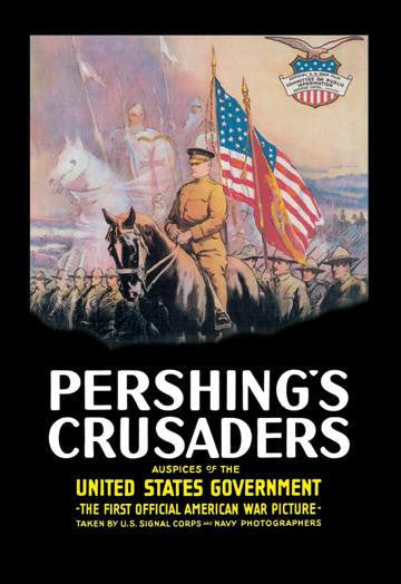 Pershing's Crusaders 28x42 Giclee on Canvas
