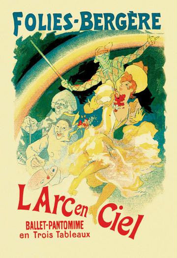 L' Arc en Ciel: Folies-Bergere 28x42 Giclee on Canvas