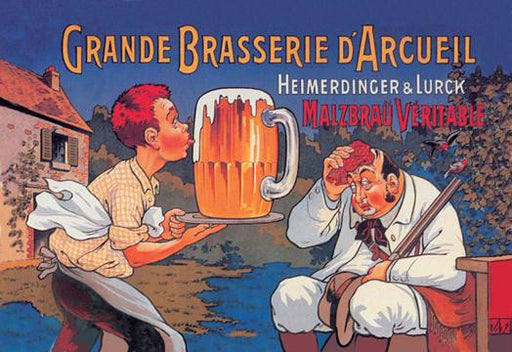 Grande Brasserie d'Arcueil 28x42 Giclee on Canvas