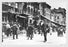 Street Level View of People Walking on Hester Street 28x42 Giclee on Canvas