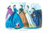 Godey's Fashions for February 1865 28x42 Giclee on Canvas