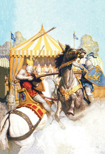 Sir Mador's Spear 28x42 Giclee on Canvas