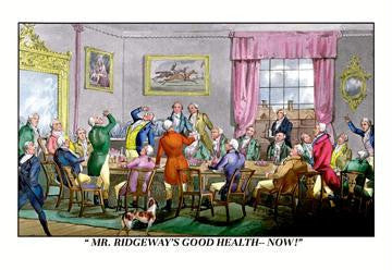Drink to Mr. Ridgeway's Good Health 28x42 Giclee on Canvas