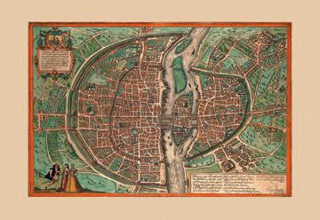 Lutiti Paris 28x42 Giclee on Canvas