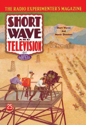 Short Wave and Television: Short Waves Aid Movie Directors 28x42 Giclee on Canvas